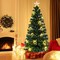 Pre-Lit Artificial Christmas Tree with Warm-White Fairy Lights and Flame-Retardant PVC Leaves
